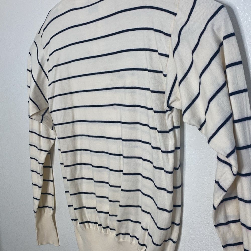 POLO Ralph Lauren Men’s Vintage Striped Long Sleeves Polo Size XL. Made in Italy - Picture 6 of 10